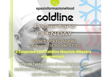 Coldline presenta OPENDAY con lo chef Maurizio Albavera